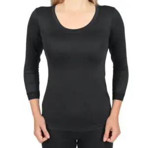 Camiseta de Infravermelho Invel® Inner - Manga 3/4 - Preto, G3
