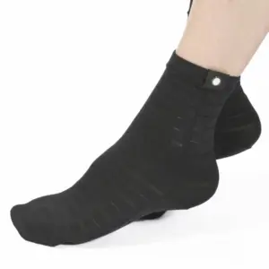 Meia Invel® Active Socks Curta - Par - Preto, G1