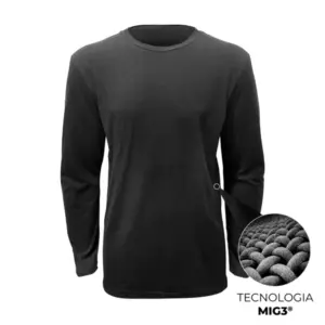 Camiseta Invel®: Cotton Longa Masculina - Azul Marinho, M