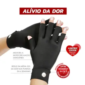 Luva MIG3 Tradicional Curta - Par - Preto, G/GG